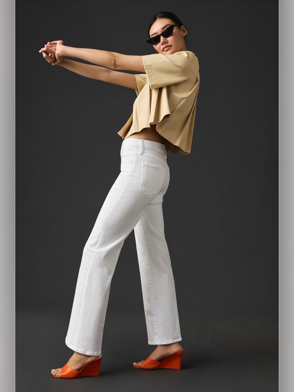 MOTHER Rambler Zip Ankle Jeans in fairest of the them all - clean hem, NWT